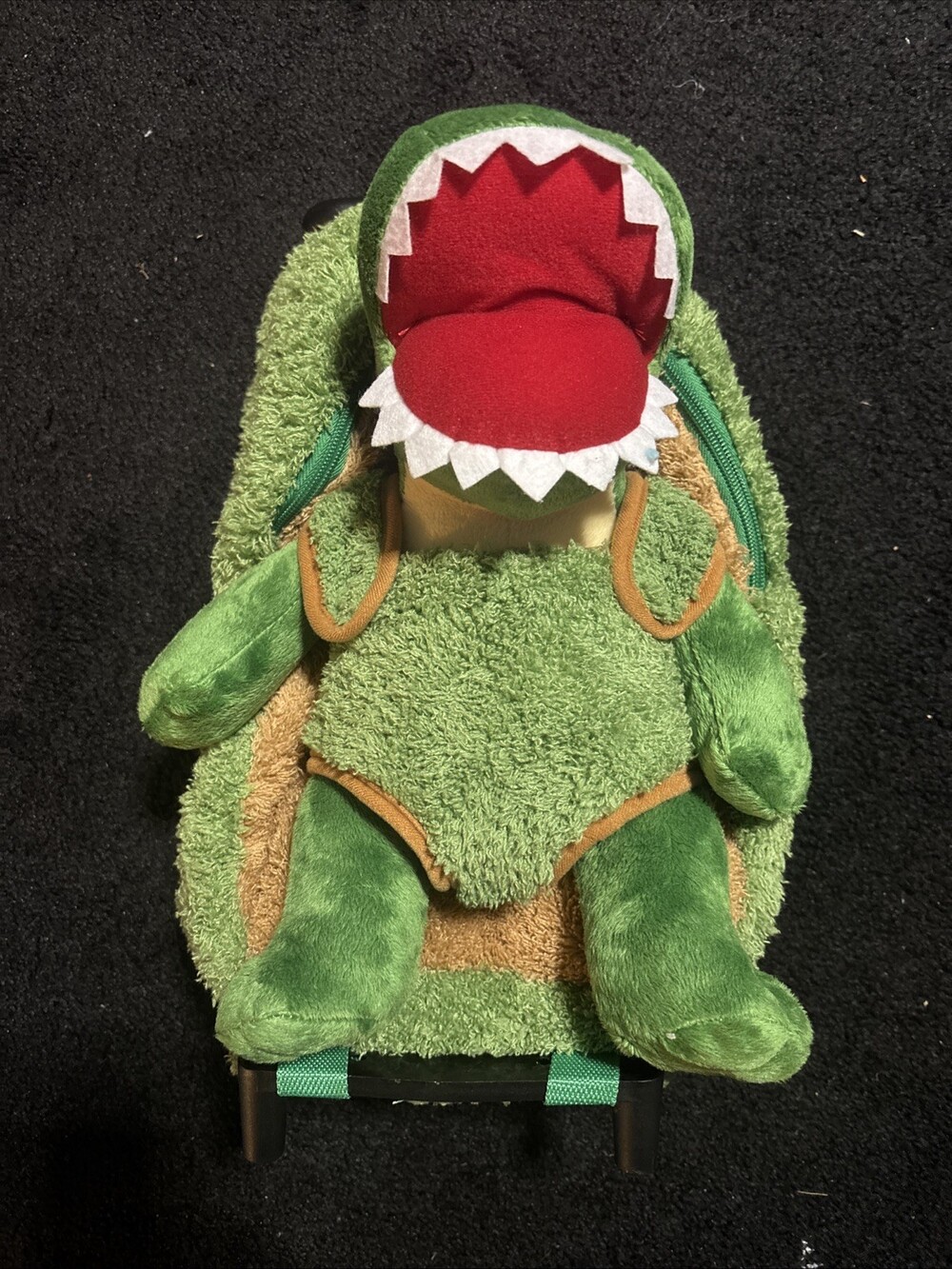 Kreative Kids Rolling Back Pack Green T Rex